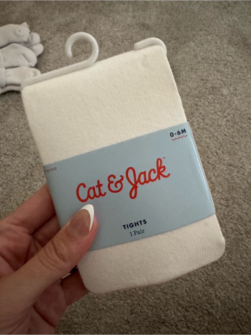 Cat & Jack Cream Tights for Baby